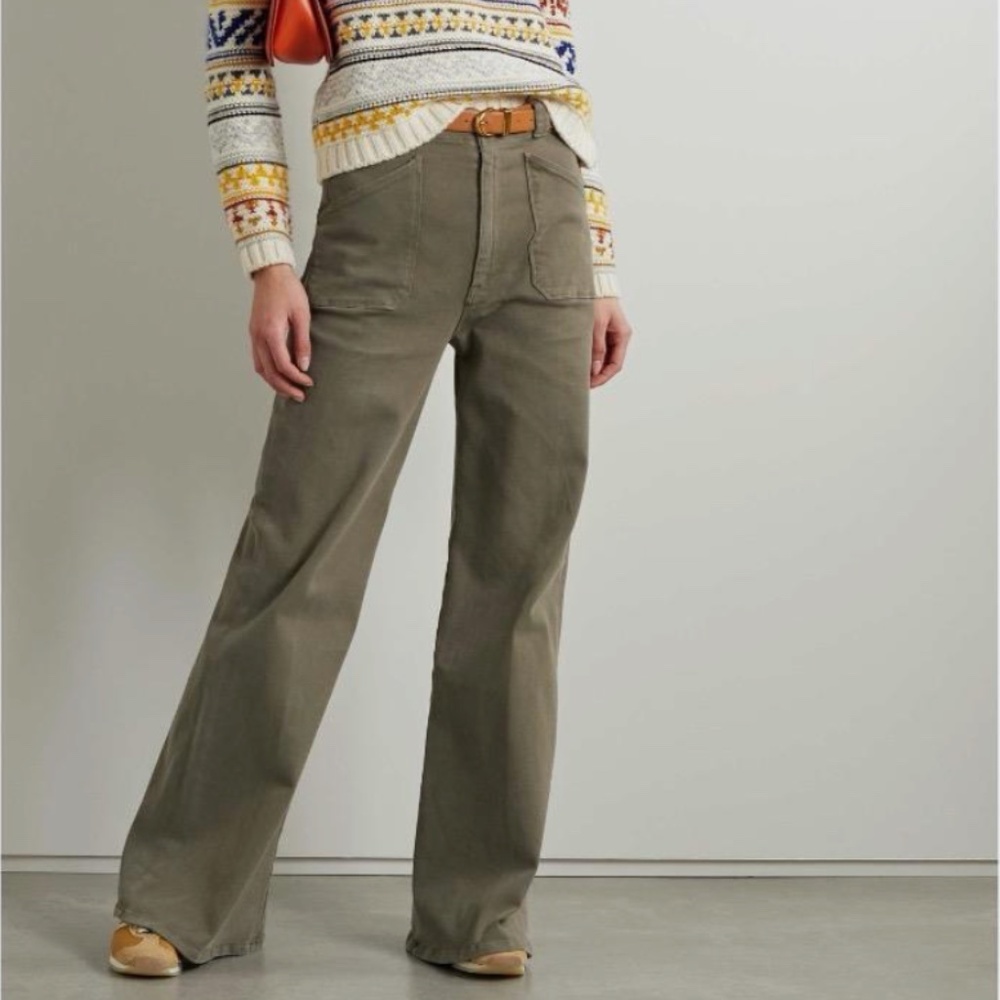 Mother The Elbow Grease Roller Sneak Jean Pants Cer Carpers (28)